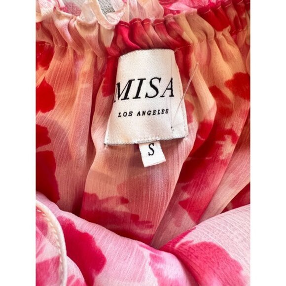 MISA Isella Dress in Watermelon Blossom mini size S - Picture 8 of 11